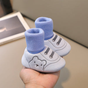 Simple Non-Slip Indoor Cloth Shoes for Toddlers