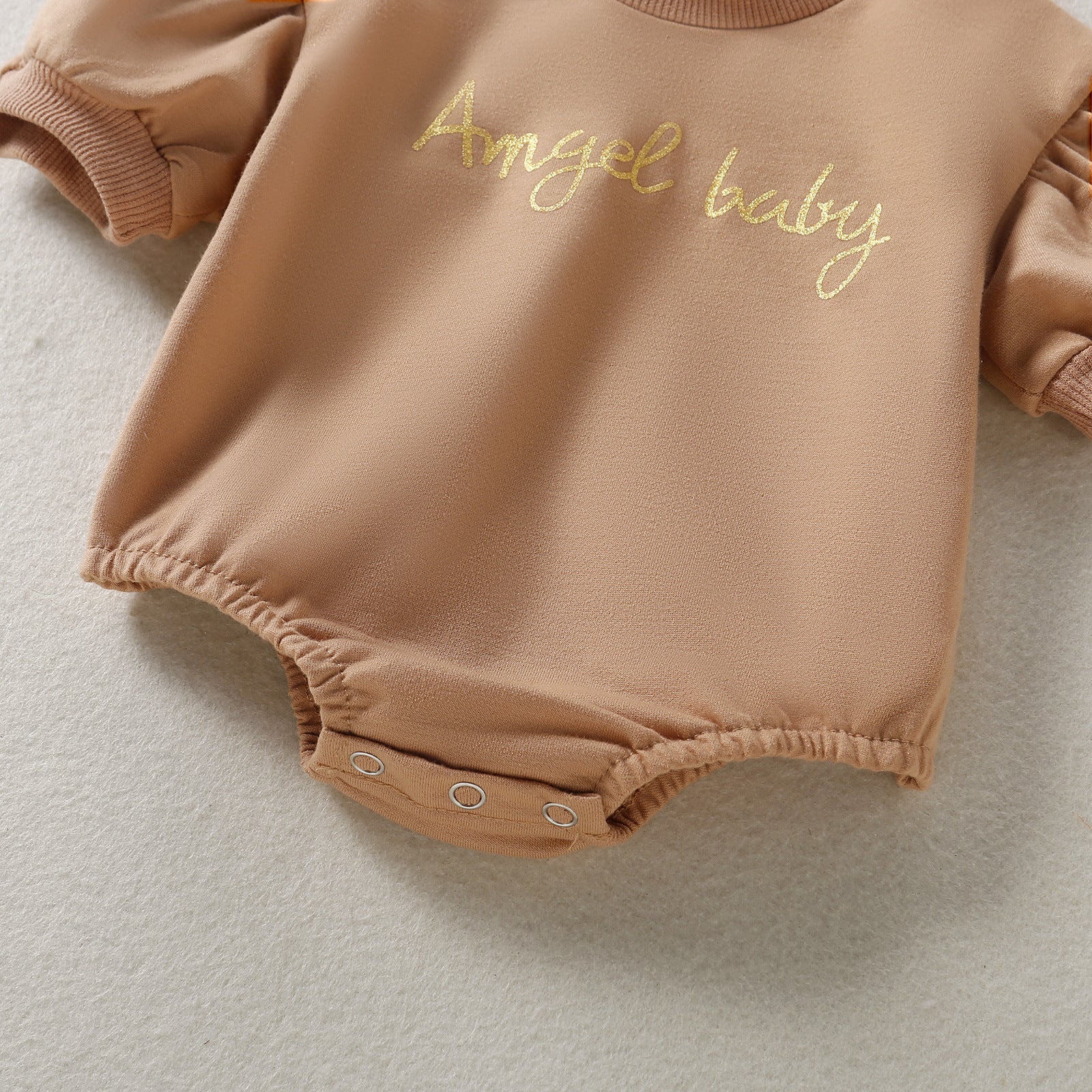 Half-Sleeve Triangle Romper for Babies
