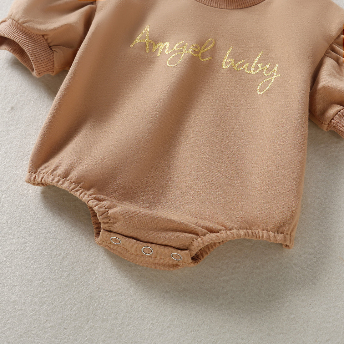 Half-Sleeve Triangle Romper for Babies