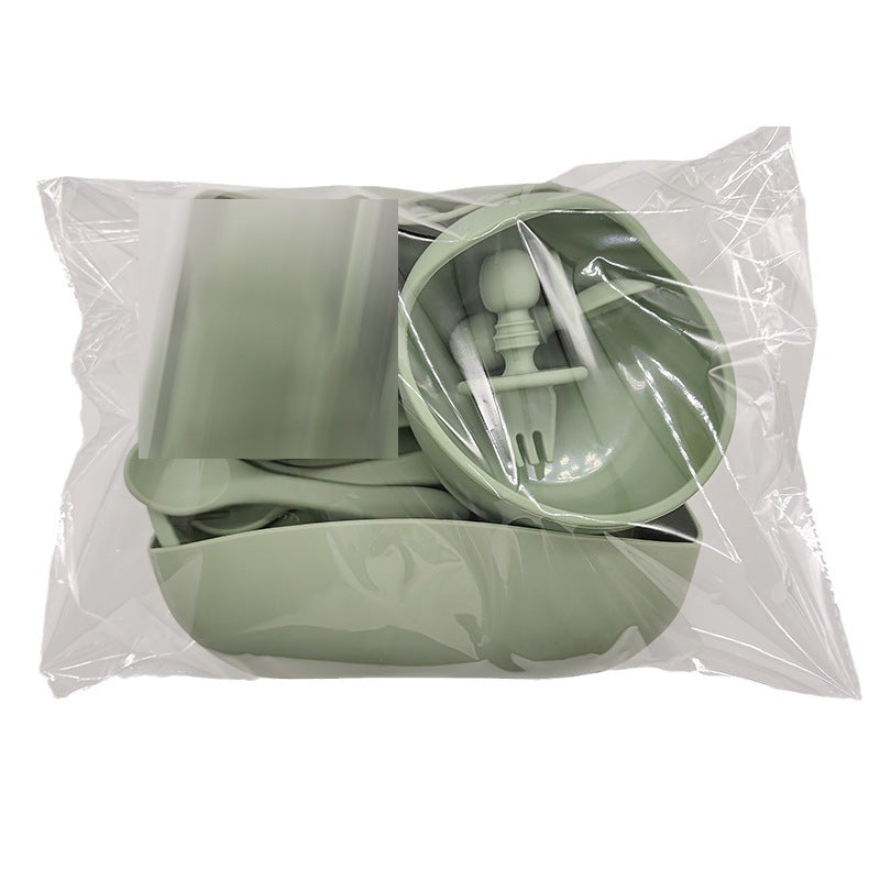 Silicone Baby Feeding Tableware for Learning & Complementary Food