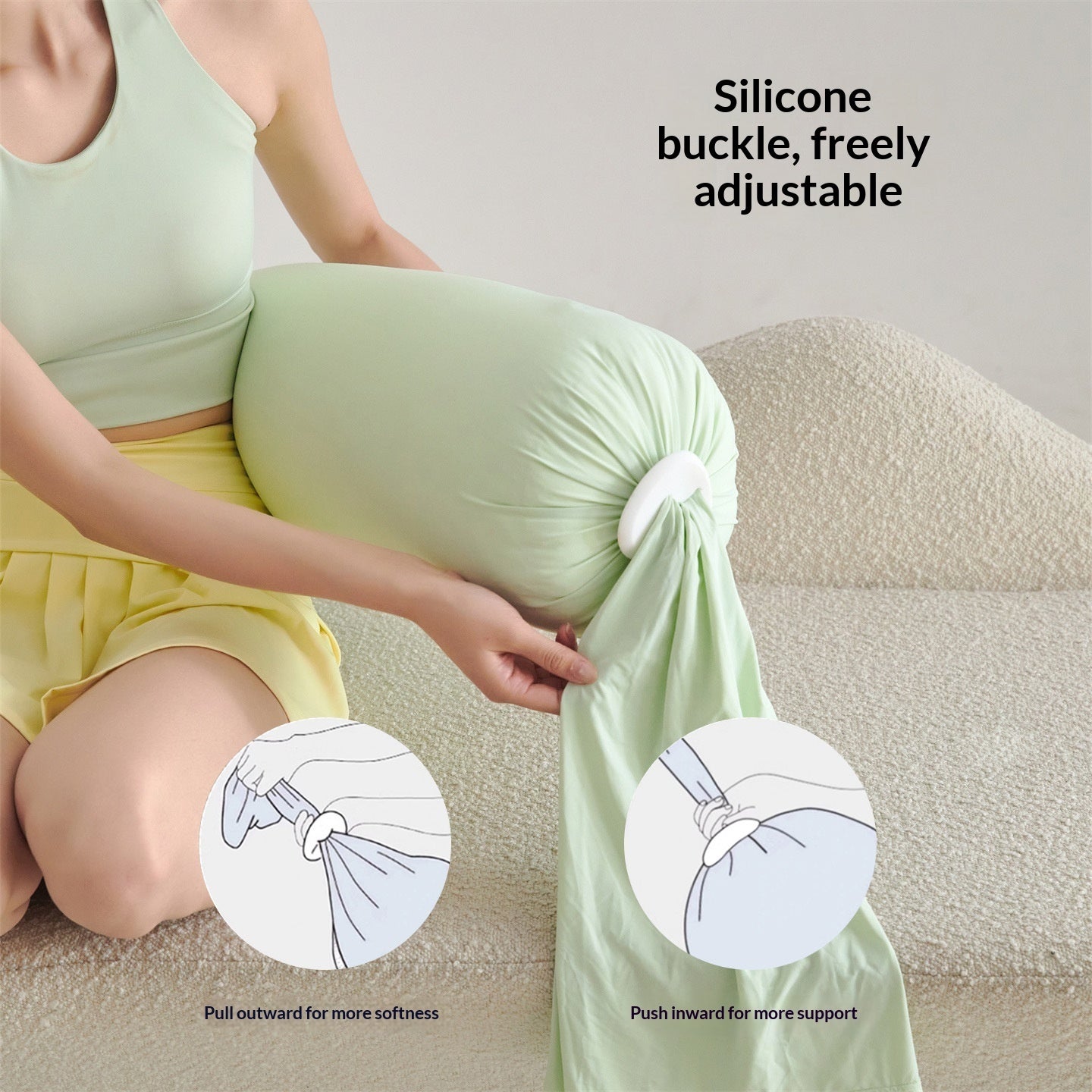 Multi-Functional Side-Sleeping Maternity Pillow