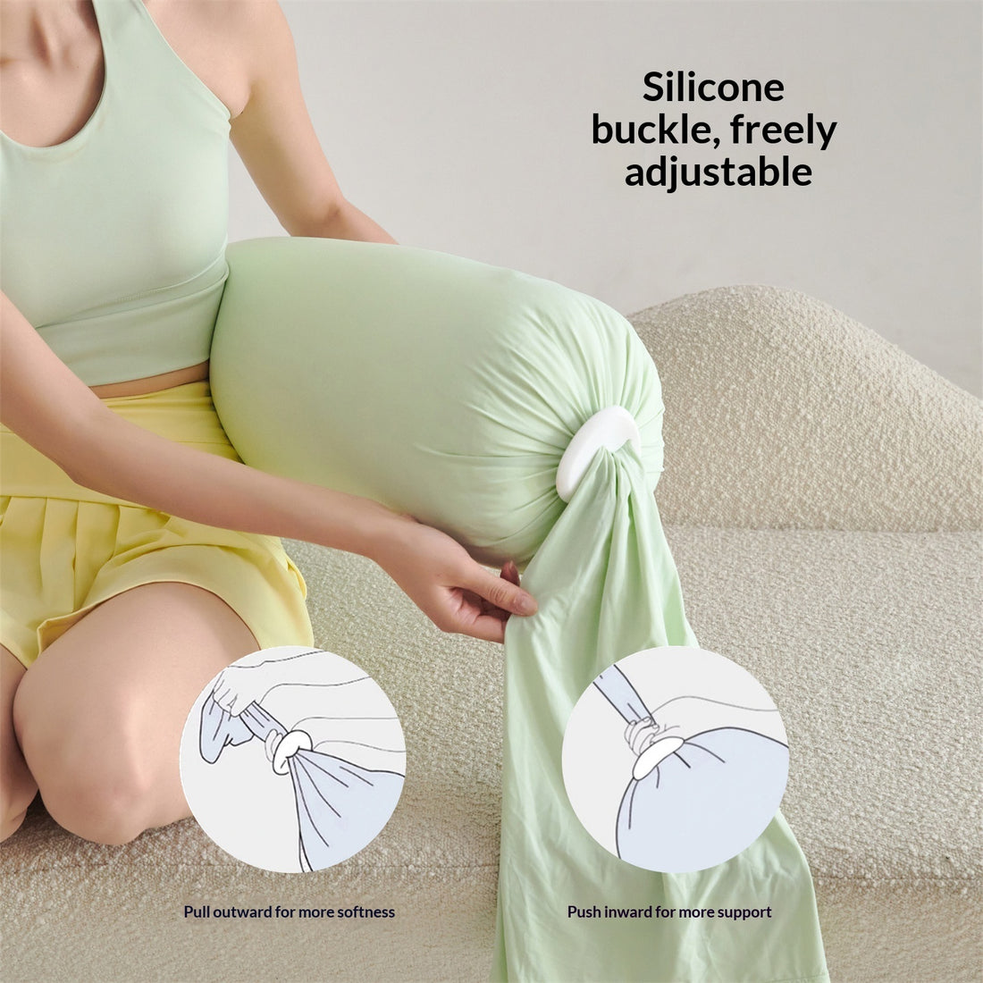 Multi-Functional Side-Sleeping Maternity Pillow