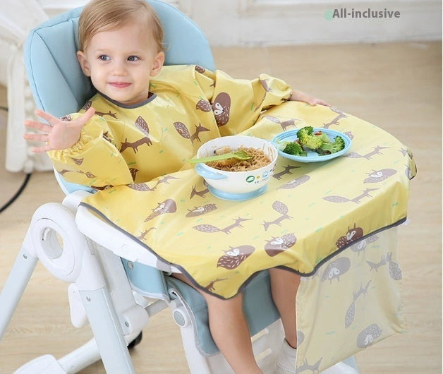 Baby Feeding Bib Cover & Anti-Dirty Dining Gown
