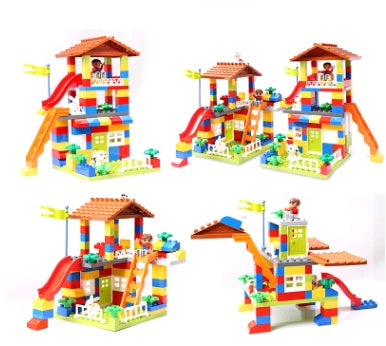 City-Themed Puzzle Building Blocks for Kids