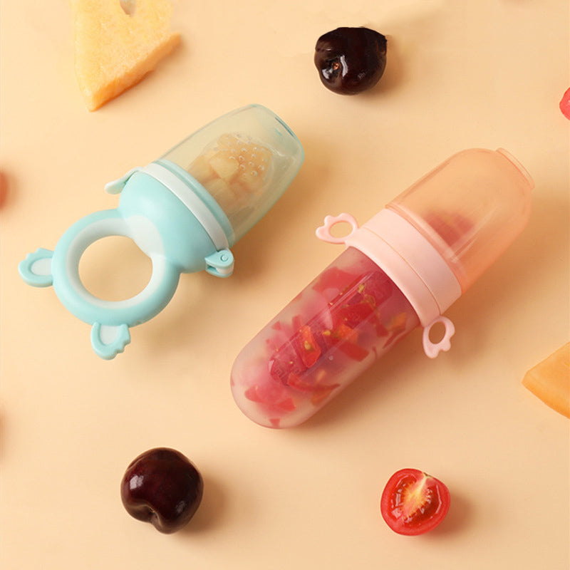 Portable Baby Rice & Cereal Feeding Spoon Bottle