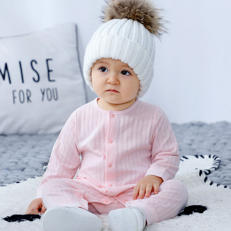 Cotton Newborn Baby Onesie – Spring & Autumn Pajamas
