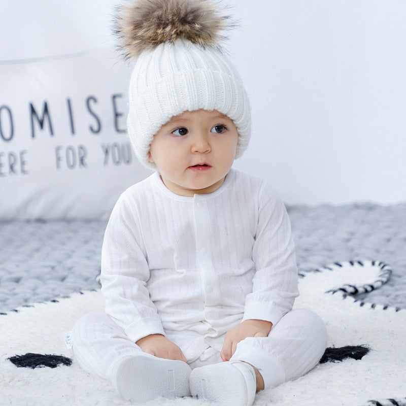 Cotton Newborn Baby Onesie – Spring & Autumn Pajamas