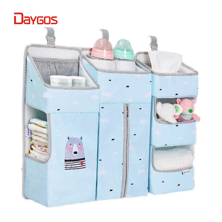 Waterproof Crib Hanging Diaper Storage Bag