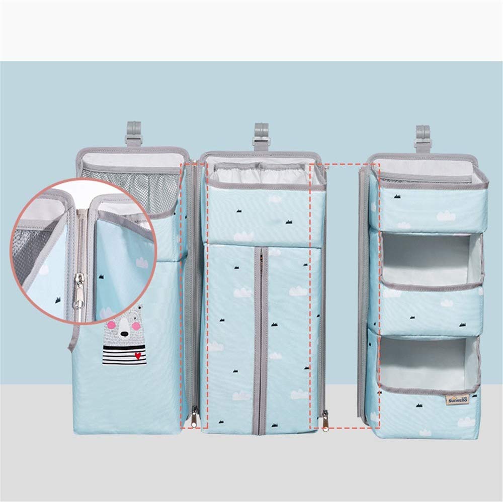 Waterproof Crib Hanging Diaper Storage Bag