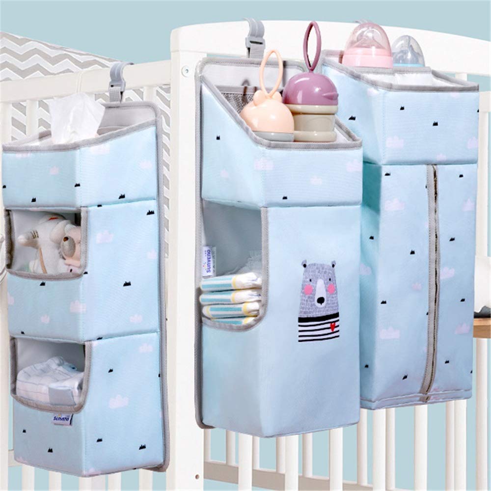 Waterproof Crib Hanging Diaper Storage Bag
