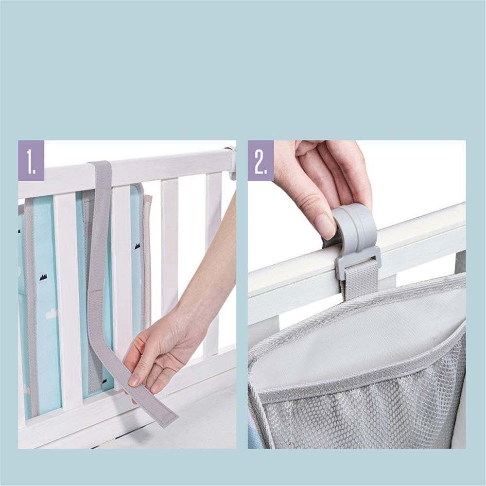 Waterproof Crib Hanging Diaper Storage Bag