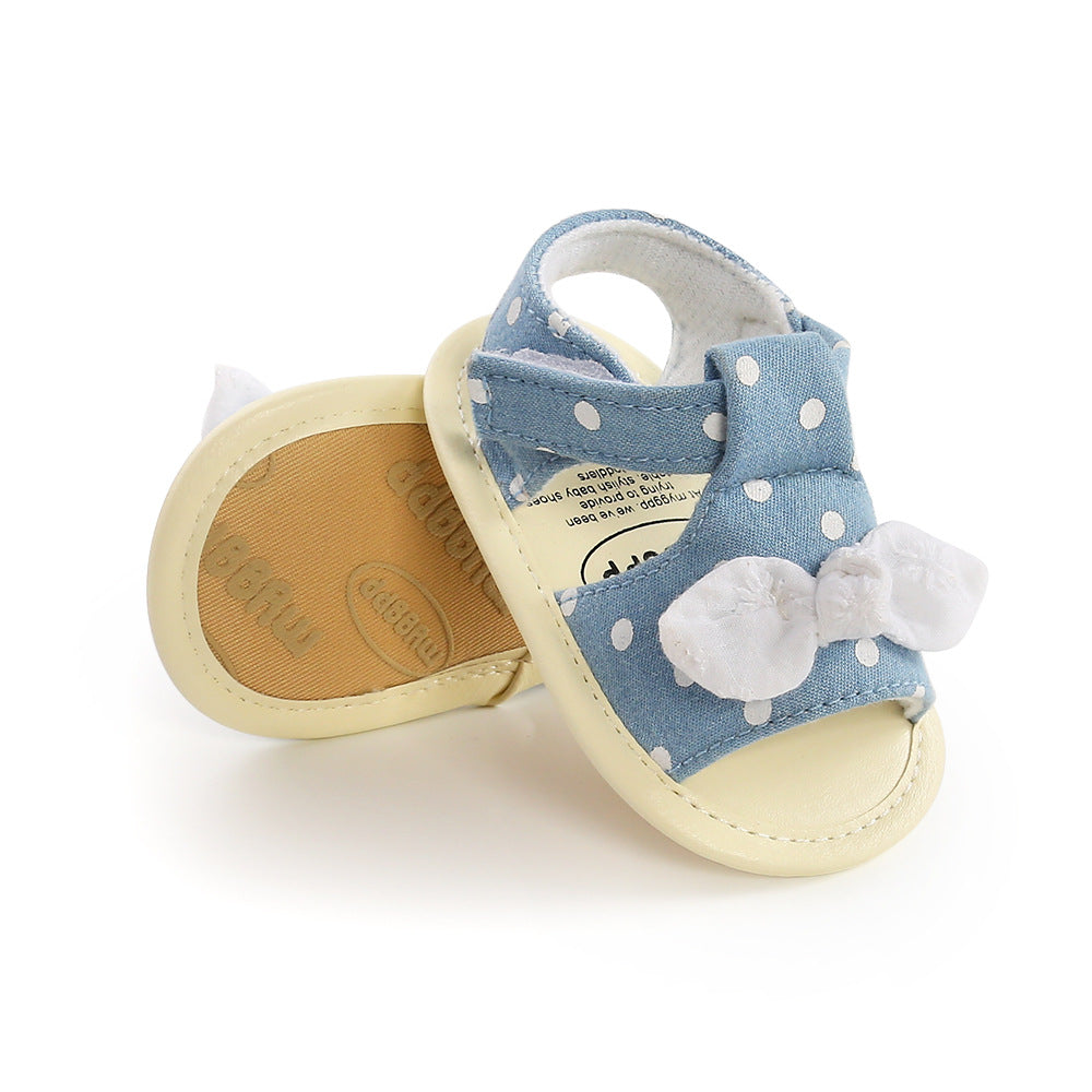 Bowknot Soft-Sole Baby Sandals for Toddlers