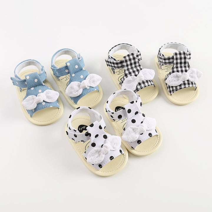 Bowknot Soft-Sole Baby Sandals for Toddlers