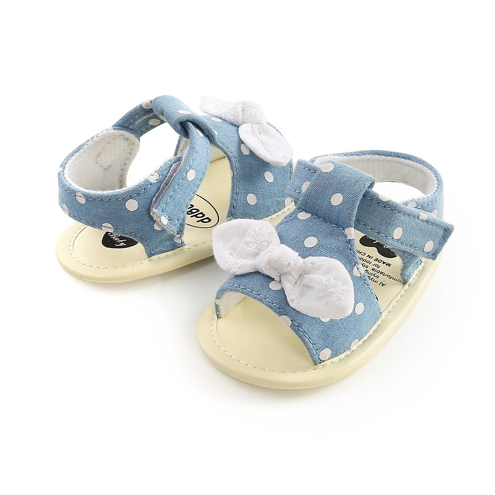 Bowknot Soft-Sole Baby Sandals for Toddlers