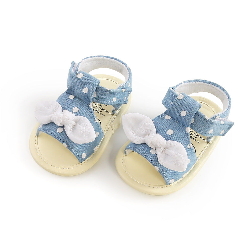 Bowknot Soft-Sole Baby Sandals for Toddlers