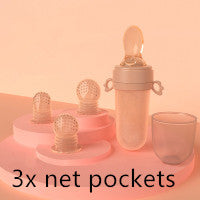 Portable Baby Rice & Cereal Feeding Spoon Bottle