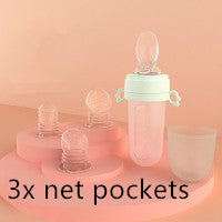 Portable Baby Rice & Cereal Feeding Spoon Bottle