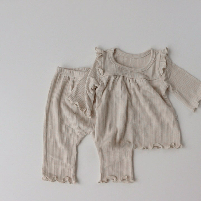 Cotton Soft Baby Bottoming Suit & Pajamas Set