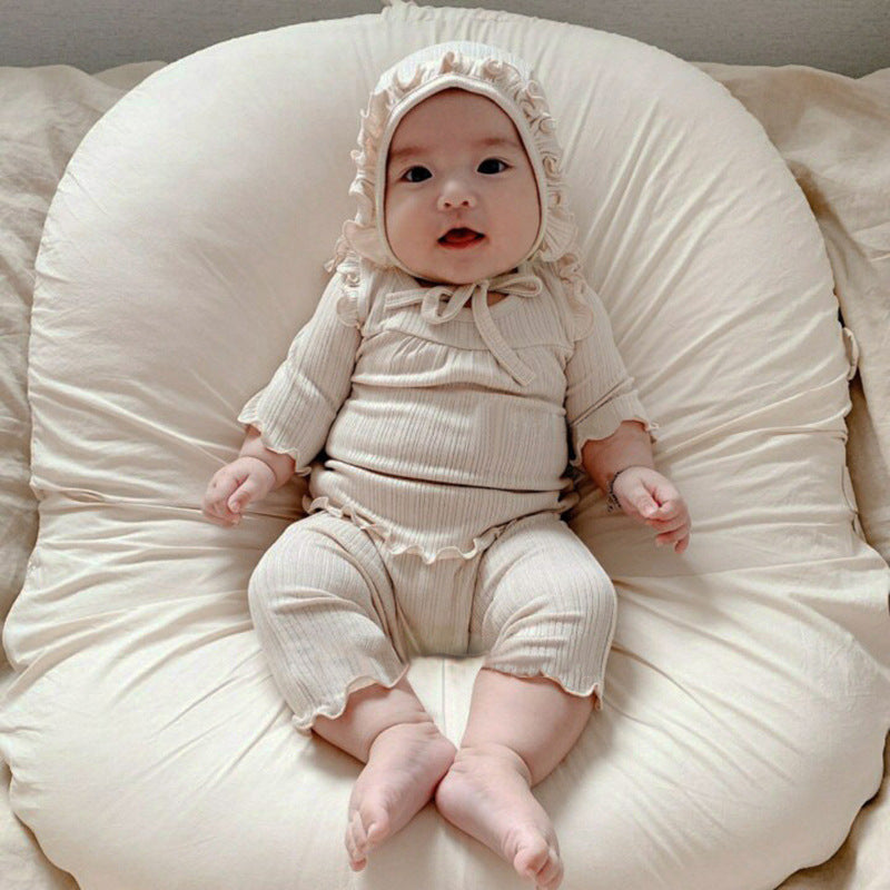 Cotton Soft Baby Bottoming Suit & Pajamas Set