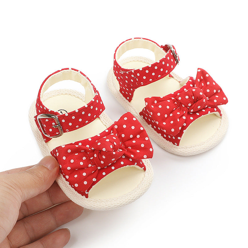 Bowknot Soft-Sole Baby Sandals for Toddlers