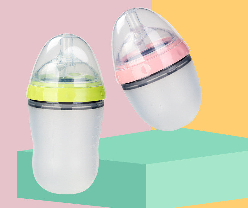 Silicone Breast Milk Baby Feeding Bottle
