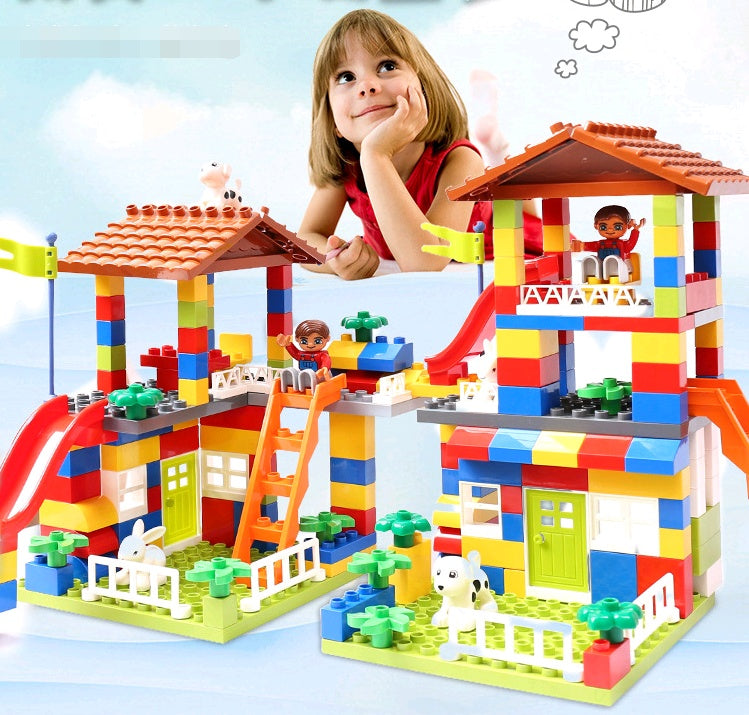 City-Themed Puzzle Building Blocks for Kids