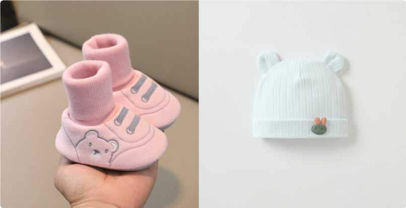 Simple Non-Slip Indoor Cloth Shoes for Toddlers