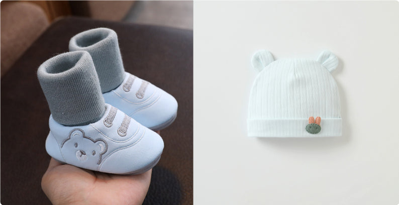 Simple Non-Slip Indoor Cloth Shoes for Toddlers