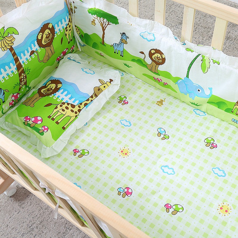 Cotton Baby Crib Mattress 5-Piece Removable & Washable Set