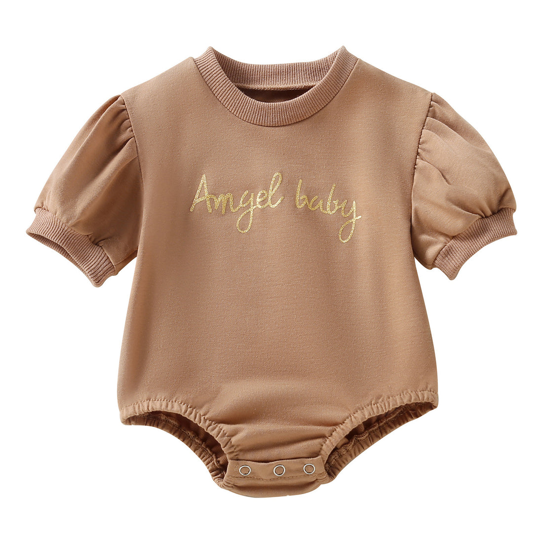 Half-Sleeve Triangle Romper for Babies