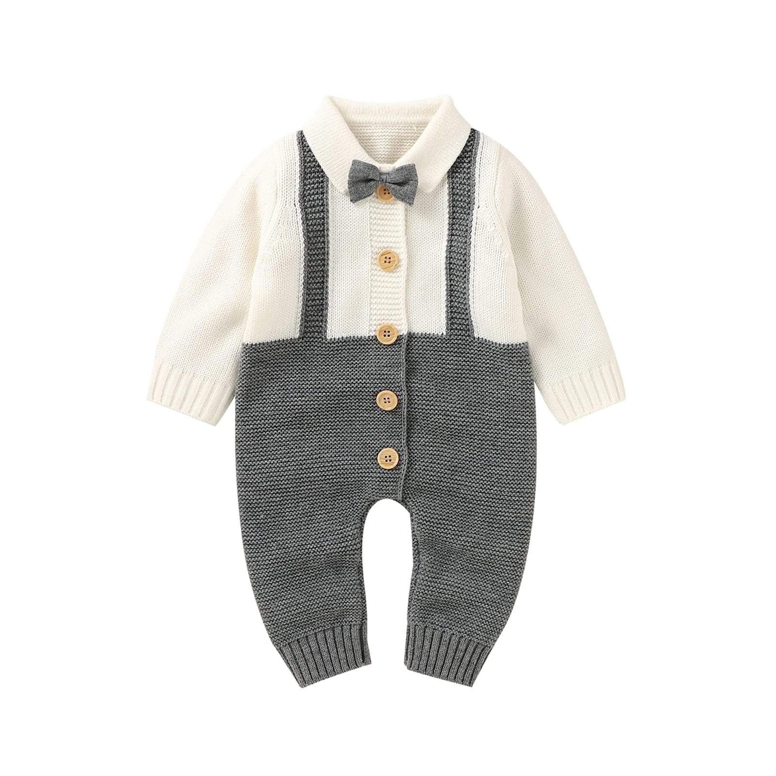Autumn Baby Gentleman One-Piece Romper