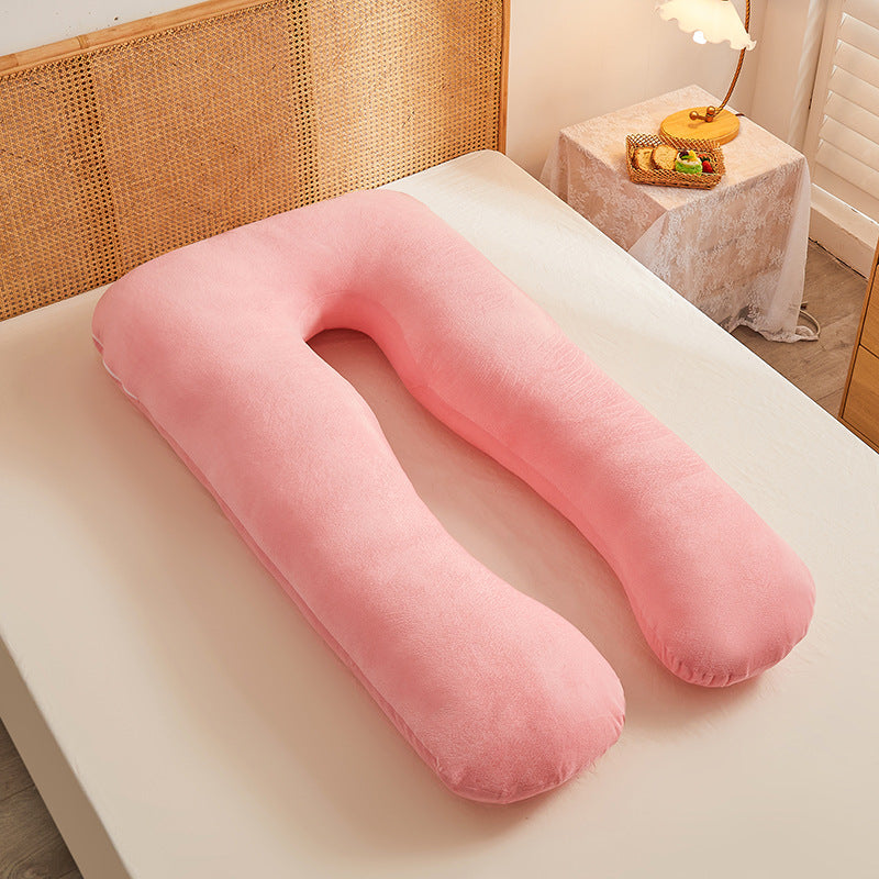 Pure Cotton Removable & Washable U-Shaped Maternity Pillow