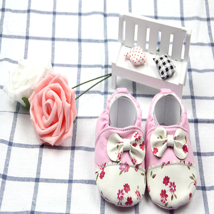 Autumn Cotton Cartoon Embroidered Baby Shoes