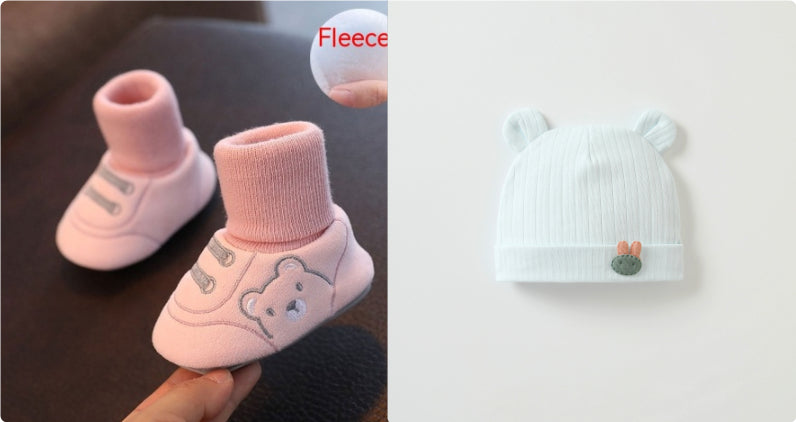 Simple Non-Slip Indoor Cloth Shoes for Toddlers