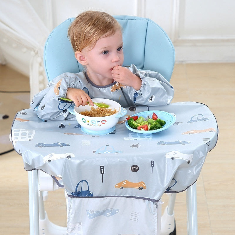 Baby Feeding Bib Cover & Anti-Dirty Dining Gown