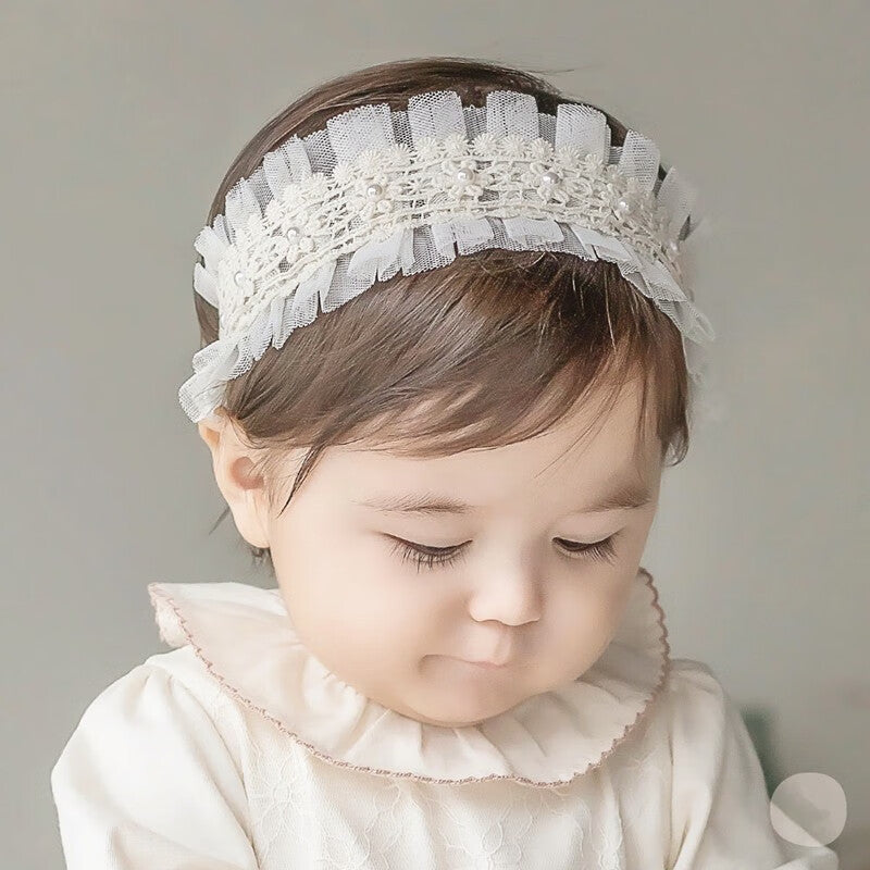Cute Bow-Knot Lace Headband for Baby Girls