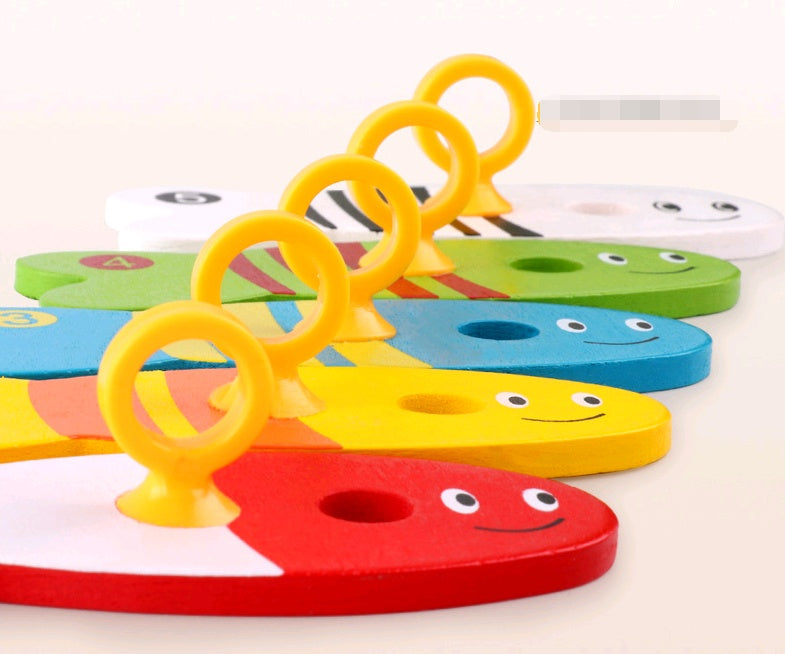 Wooden Educational Fishing Toy for Early Childhood Learning