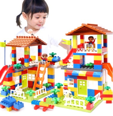 City-Themed Puzzle Building Blocks for Kids