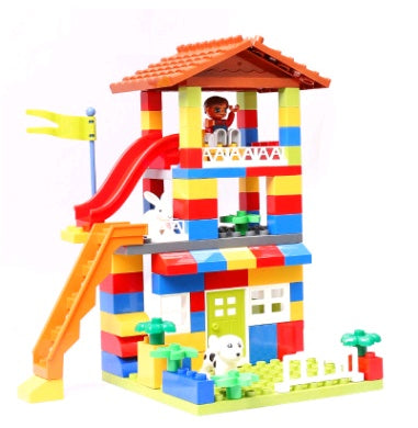 City-Themed Puzzle Building Blocks for Kids