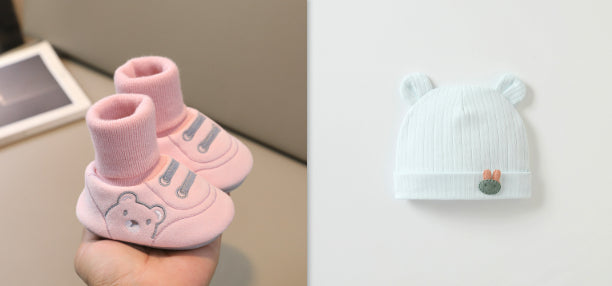 Simple Non-Slip Cloth Baby Shoes for Indoors