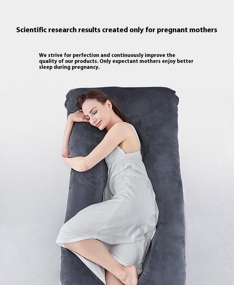 Pure Cotton Removable & Washable U-Shaped Maternity Pillow