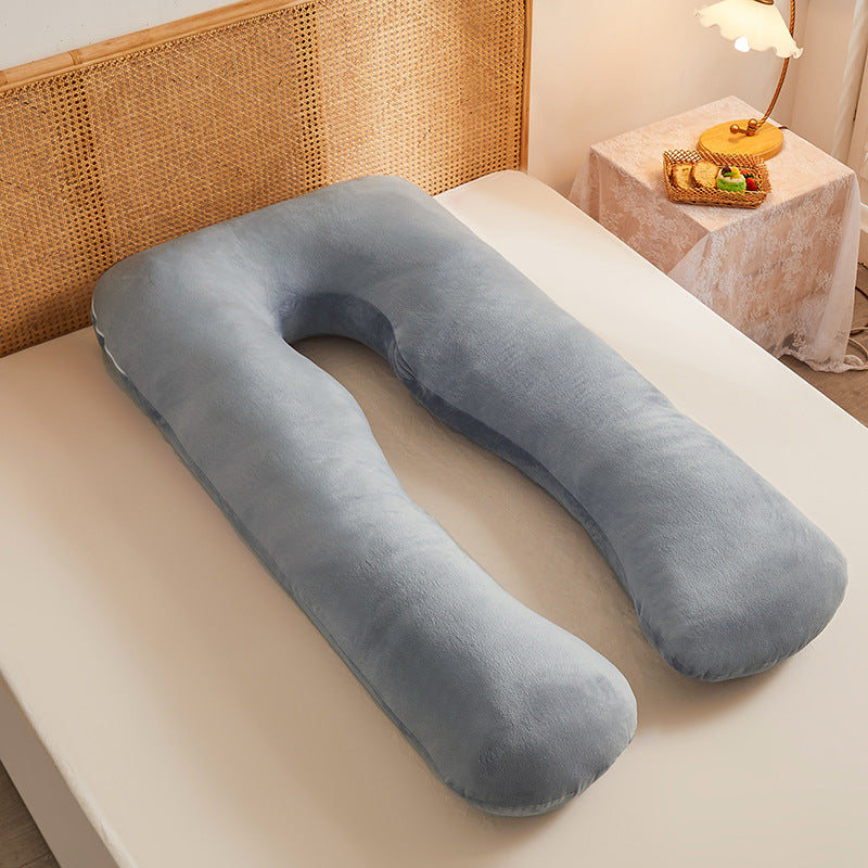 Pure Cotton Removable & Washable U-Shaped Maternity Pillow