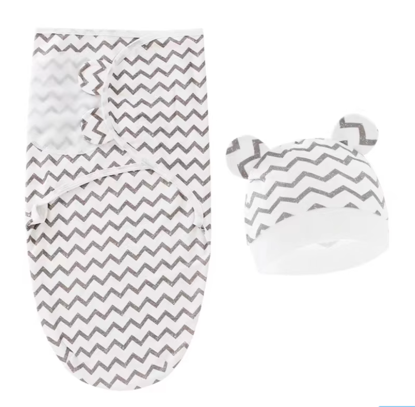 Newborn Anti-Startle Swaddle Quilt for Spring & Autumn