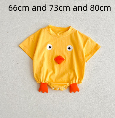 Cotton Triangle Romper for Newborn Baby Girls