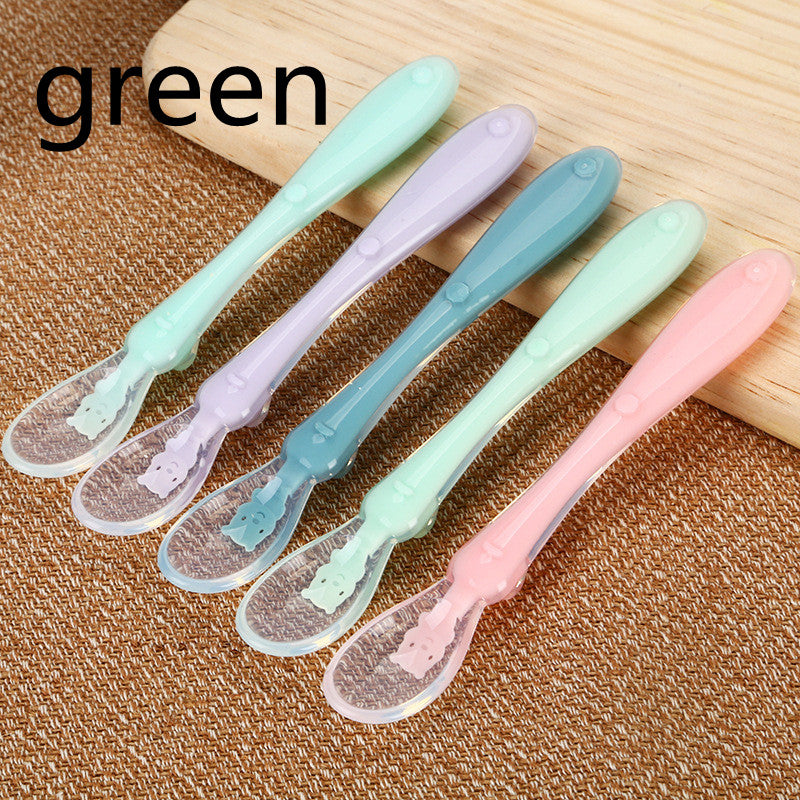 Silicone Baby Feeding Spoon for Water & Soup