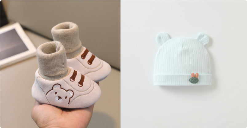 Simple Non-Slip Indoor Cloth Shoes for Toddlers