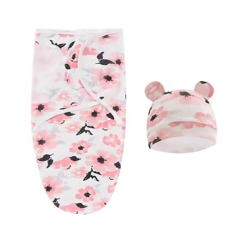 Newborn Anti-Startle Swaddle Quilt for Spring & Autumn