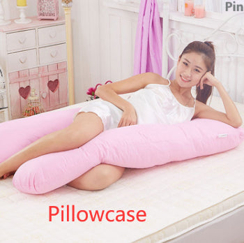 Pure Cotton Removable & Washable U-Shaped Maternity Pillow