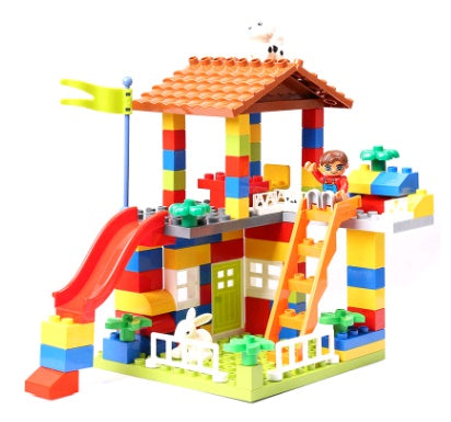 City-Themed Puzzle Building Blocks for Kids