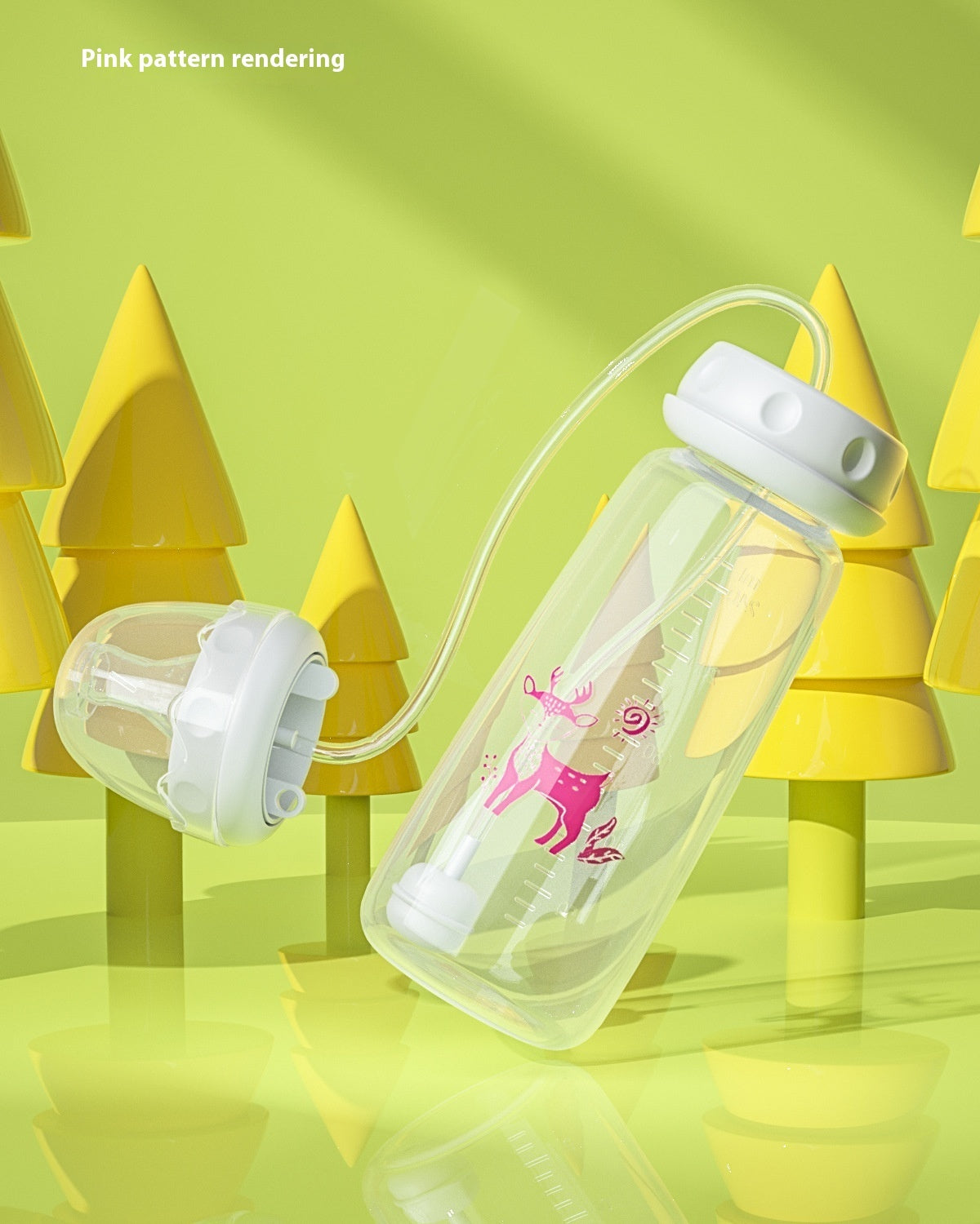 240ml Hands-Free Standard Diameter Baby Feeding Bottle